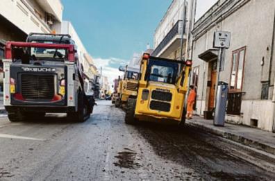 Lavori lungo le strade di Francavilla Fontana, ora tocca a via San Francesco