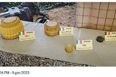 «Souvenir mortali» l’Ambasciata russa mostra al mondo mine fatte a Bari