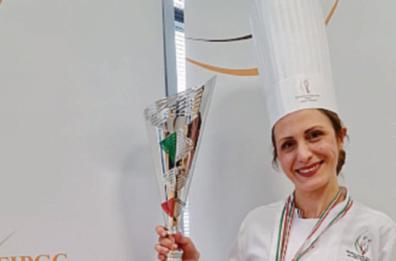 Salentina, mamma e campionessa di pasticceria: vince con una torta dedicata alla maternità