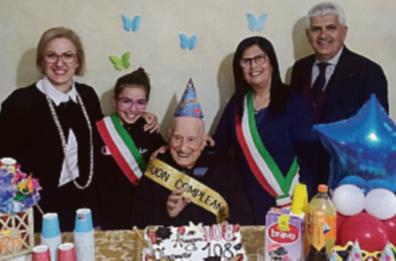 S. Vito, nonno Vincenzo a quota 108 anni: è il più longevo della provincia