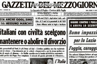 L’Italia confermò il divorzio facendo una scelta di civiltà