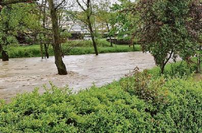 Maltempo, il Basento «ingrossato» fa paura