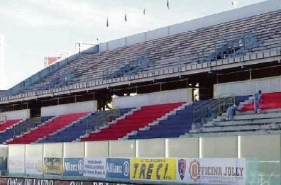 Stadio Iacovone di Taranto, le priorità sono primo anello e impianti elettrici