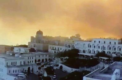 Santa Cesarea, dopo l'incendio si contano i danni. «Mani criminali sul Salento»