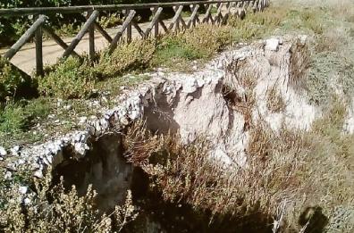 Trani, la falesia di Levante continua a cedere: colpa del maltempo