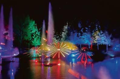 Luci e animazione sul lago di Nemoli: ecco la Basilicata magica 