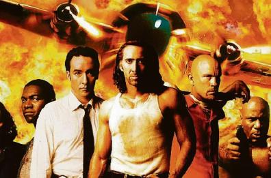 Il trio Cage, Cusack, Malcovich ad alto tasso di adrenalina in uno spericolato dirottamento