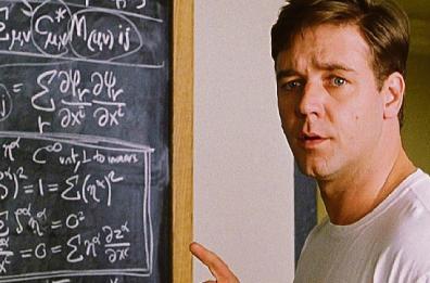 Il talento (e la schizofrenia) di un giovane matematico nel film di Howard con Crowe