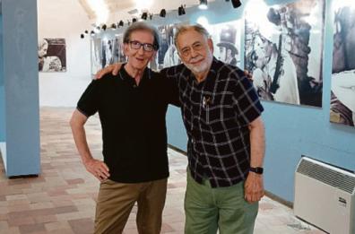 Blitz di Francis Ford Coppola a Castellaneta: in visita al museo di Valentino