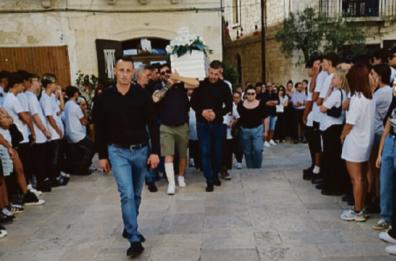 Conversano, l'addio ad Antonio Di Cristo: morto a 16 anni dopo un incidente davanti gli occhi della mamma