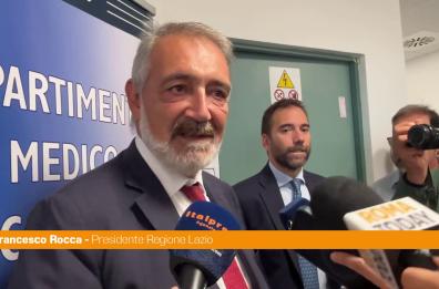 Rocca "Nuova terapia intensiva al Sant'Eugenio di Roma"