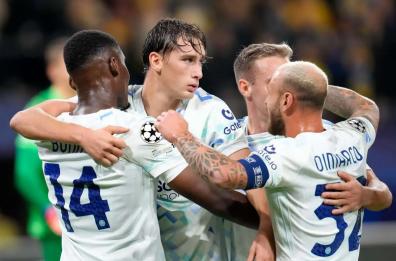 Pazza e bella Inter, poker in Champions sul campo dell’Union SG