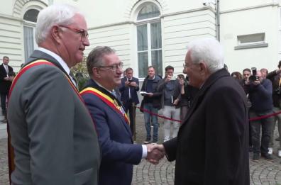Mattarella a Bruges, ultima tappa della visita di Stato in Belgio