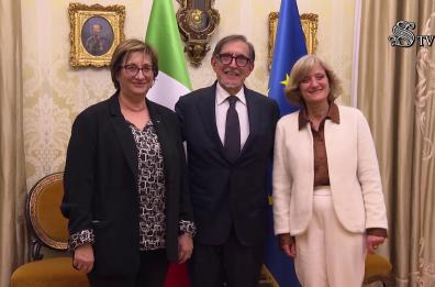 La Russa riceve la nuova presidente dell'UCEI Ottolenghi e l'uscente Di Segni