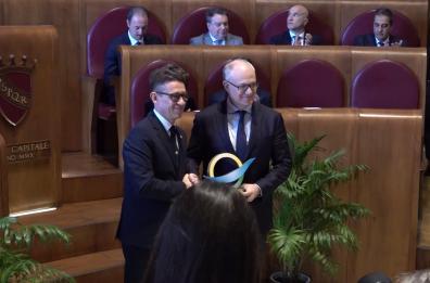 Pianeta Acqua, consegna premio Anter al Sindaco Gualtieri