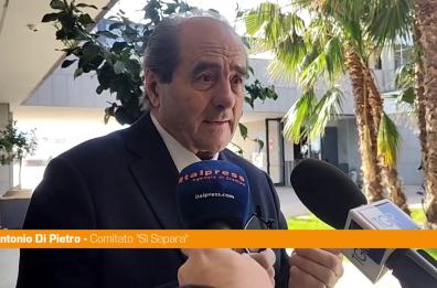 Referendum, Di Pietro "Si vota per la democrazia, non per partito o Governo"