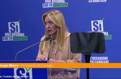 Referendum, Meloni "Occasione straordinaria, riforma giustizia serve a italiani"