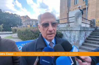Ponte Stretto, Ciucci "Cantieri prima di fine legislatura, iter entro settembre"