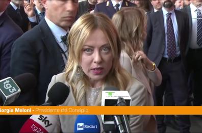 Meloni "A Hormuz l'Italia dovrebbe esserci, ma si deve esprimere il Parlamento"