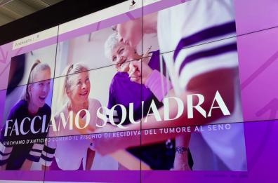 &ldquo;Facciamo squadra&rdquo;, campagna Novartis per giocare d&rsquo;anticipo sul tumore al seno