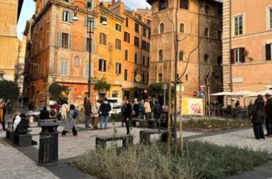 Roma, inaugurata la nuova Piazza della Moretta