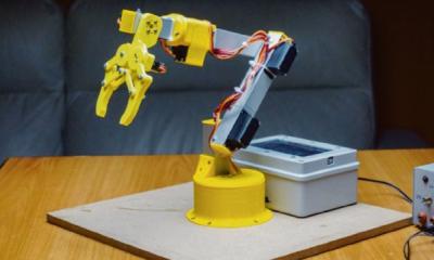 Dalla Basilicata ecco il braccio robotico che tutti possono programmare