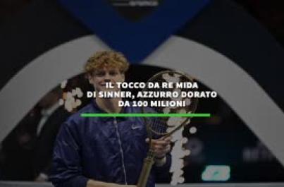 Il tocco da re Mida di Sinner, azzurro dorato da 100 milioni