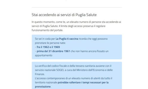 e corsa ai vaccini in puglia in tilt sistemi online di prenotazione a bari e taranto fimmg denuncia fragili in attesa per disorganizzazione la gazzetta del mezzogiorno