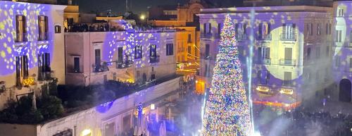 Ecco l'accensione dell’albero in piazza Ferrarese: luci e colori a Bari VIDEO
