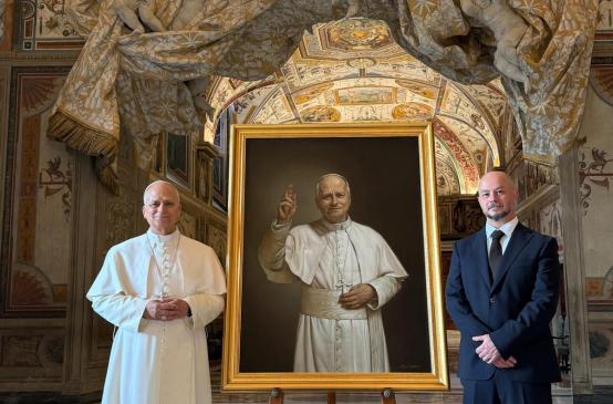 &Egrave; del tarantino Roberto Ferri il ritratto ufficiale di Papa Leone XIV