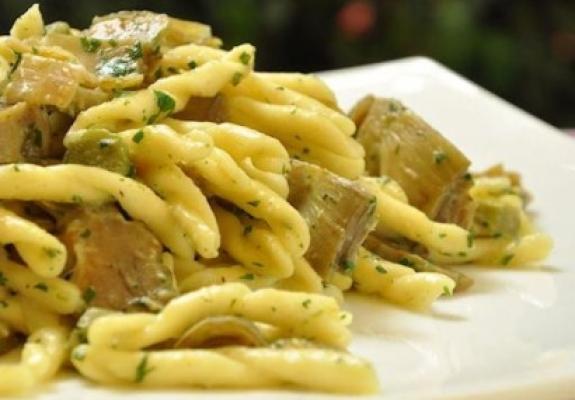 Maccheroncini ai carciofi