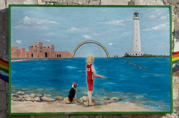 Bari, l'azienda di manutenzione distrugge murale a San Cataldo. Leccese tuona: «subito scuse e ripristino» Bari, l'azienda di manutenzione distrugge murale a San Cataldo. Leccese tuona: «subito scuse e ripristino»