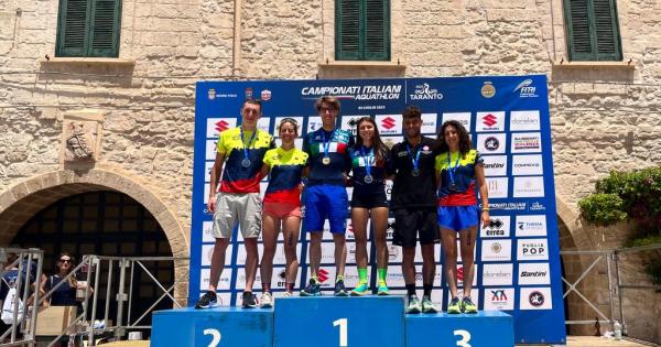 Aquathlon, successo e partecipazione ai campionati italiani di Taranto