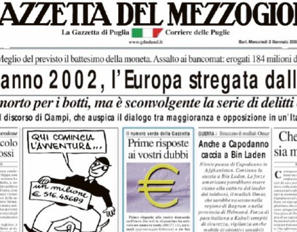 2002, la febbre dell&rsquo;euro