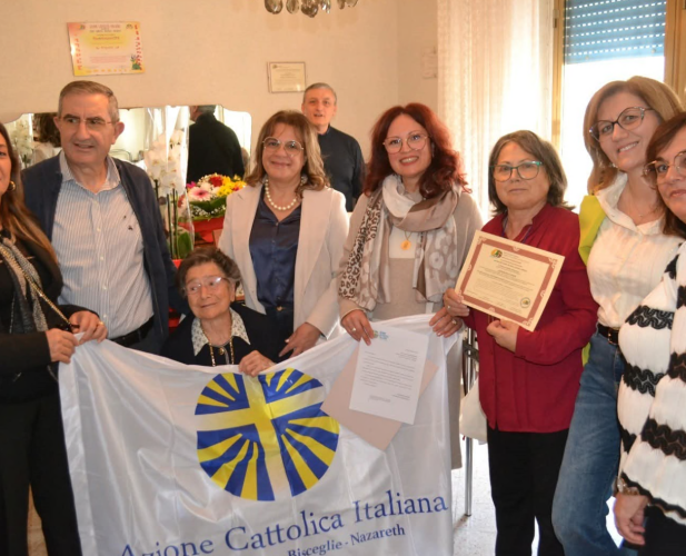 Bisceglie, i 100 anni di nonna Angiolina, «pasionaria» dell’Azione cattolica Bisceglie, i 100 anni di nonna Angiolina, «pasionaria» dell’Azione cattolica