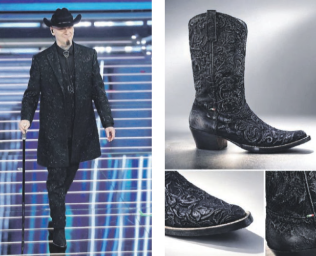 Gli stivali sanremesi di J-Ax sono &laquo;Made in Casarano&raquo;: cinque paia per cinque serate