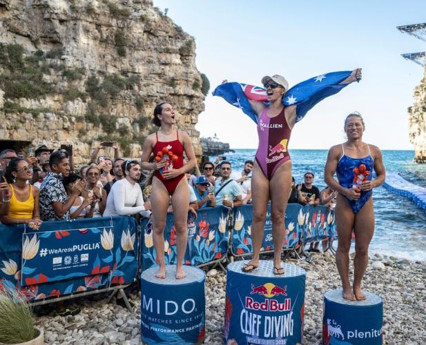 Red Bull Cliff Diving Series sceglie Polignano a Mare per la tappa italiana