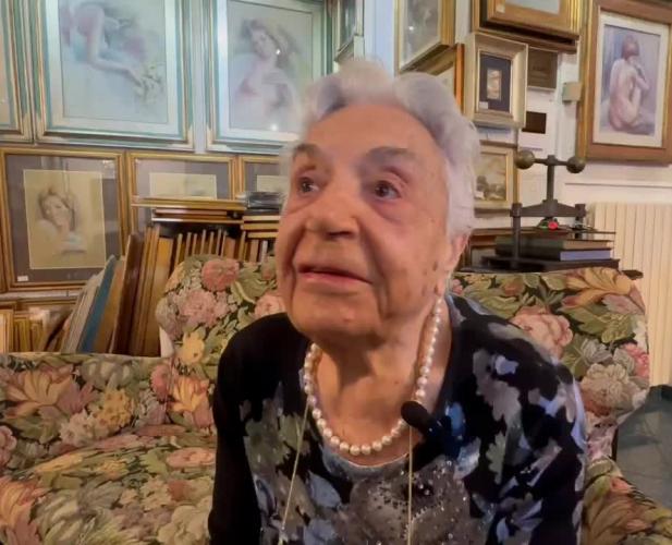 A Barletta l&rsquo;arte non invecchia: Mimma Picardi Coliac dipinge ancora a 99 anni VIDEO