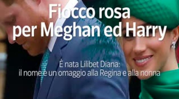 Fiocco Rosa per Meghan ed Harry