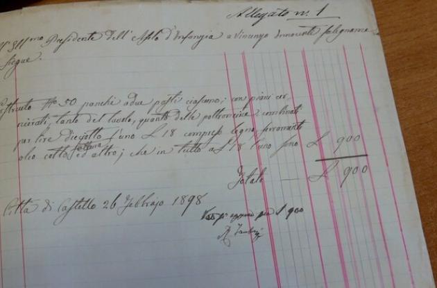 Da Taranto il dono di un antico documento: cos&igrave; e riaffiora la storia di un asilo del 1861 di Citt&agrave; di Castello