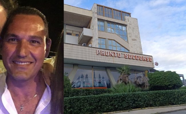 Casarano, arriva in ps con dolori al petto: il 52enne Danilo Pellegrino muore in sala d'attesa