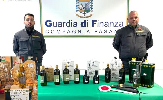 Fasano, vendeva olio di semi spacciandolo per extravergine d'oliva: denunciato commerciante