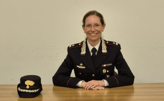 Alla Compagnia dei carabinieri di Modugno per la prima volta arriva una donna al comando