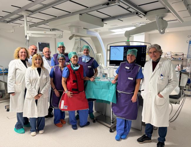 Al Policlinico di Bari effettuato per la prima volta un trattamento di radioembolizzazione epatica