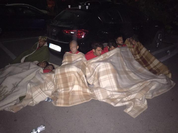 Giocatori del Foggia calcio (foto Evangelista)