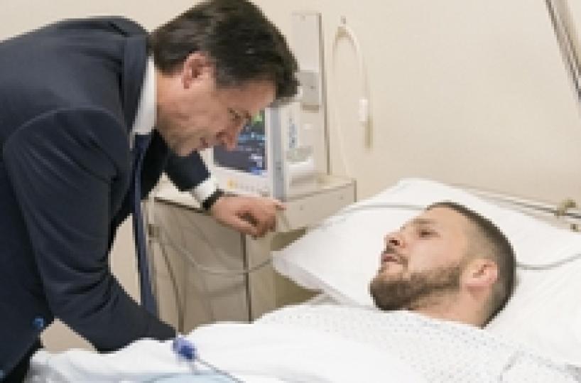 Cc ferito, perdono? 'Adesso non saprei'
