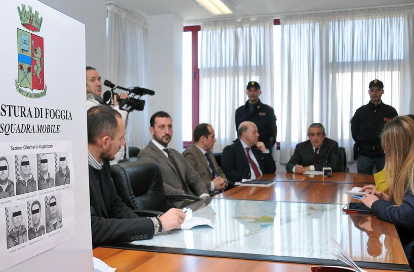 arresti a Foggia, questura di foggia