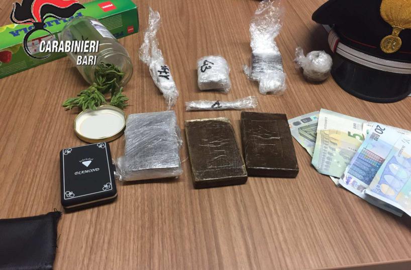 Nascondevano droga in casa  tra pasta e spezie: due arresti