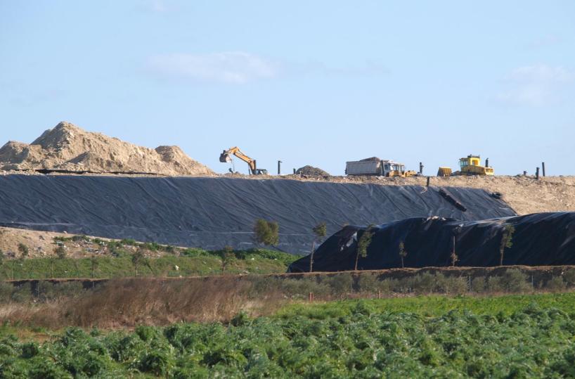 la discarica di Cavallino