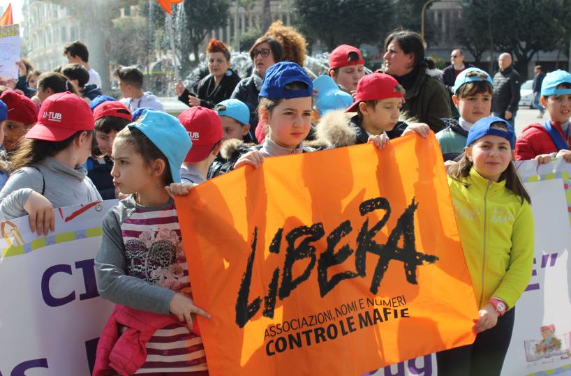 corteo contro le mafie a Foggia